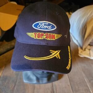 Ford EAA Top Gun car auto custom stitched trucker streetwear dad hat